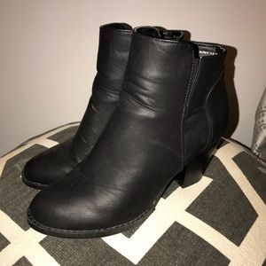 Black Heeled Ankle Boots